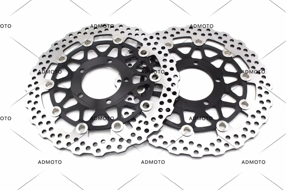 Передние тормозные диски роторы для Kawasaki ZX14 06 11 Concours14 08 ZX14R 13 15 front brake disc