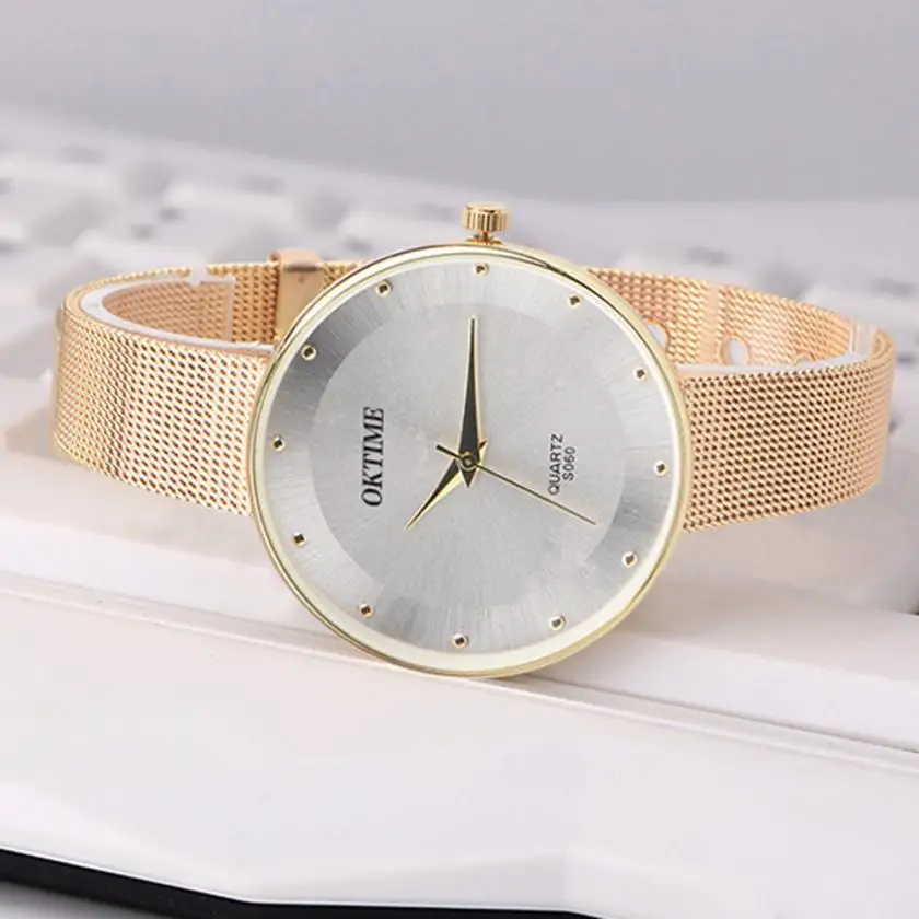 2017 Horloges Топ бренд класса люкс мужские дешевые золотые часы Дата женские