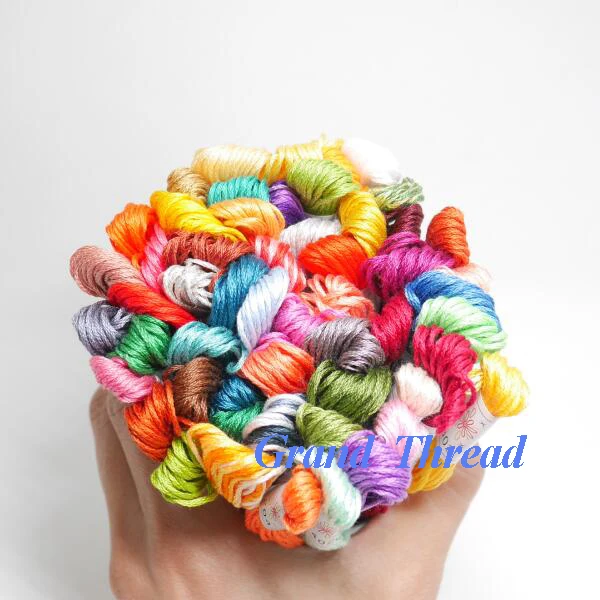 100 шт. хлопковая нить для вышивки крестиком 6 нитей 8 м|embroidery thread|threads for cross stitchcotton