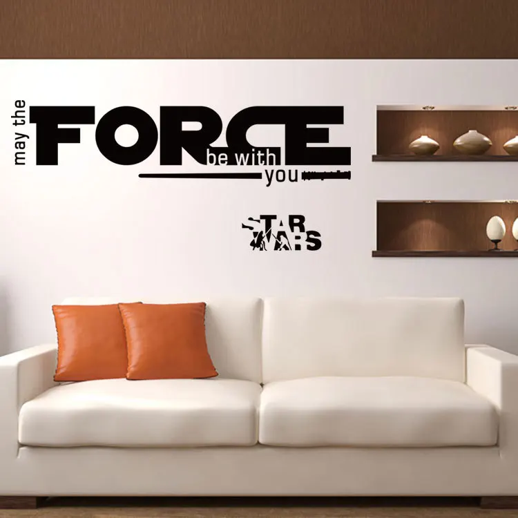 W-31 звездные войны персонажи из мультфильма стикеры спальня cалон плакат детская