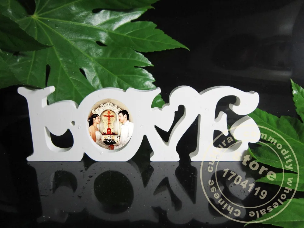 Комбинированные буквенные надписью Love из Искусственного Дерева деревянные