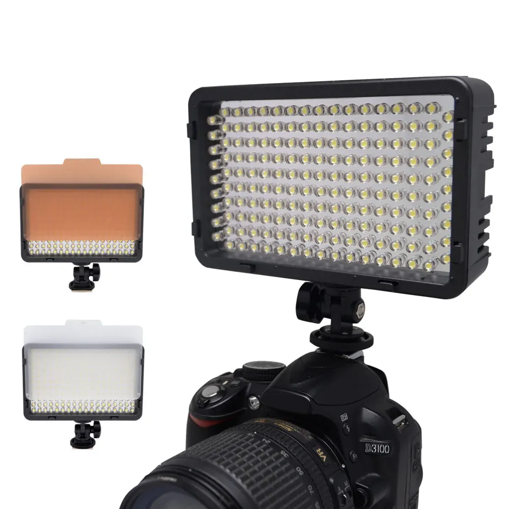 Светодиодная лампа для видеосъемки Mcoplus с фотовспышкой для фотоаппаратов Canon, Nikon, Sony, Pentax, Panasonic, Samsung и DV от AliExpress RU&CIS NEW