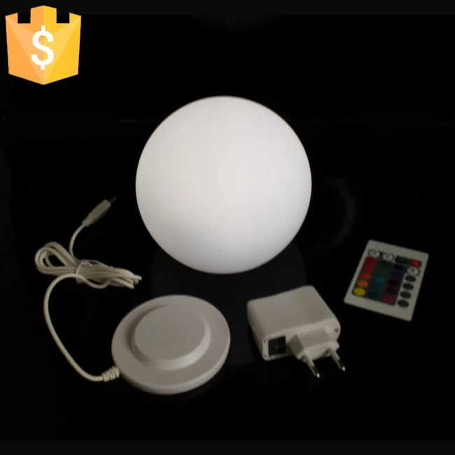 Skybesstech 12 см D15cm D20cm D25cm D30cm D35cm светодиодный Ночной светильник с шаровым шаром 16 цветов с дистанционным управлением 1 шт
