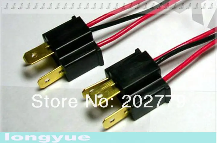 Longyue 10 шт. H4/9003 мужской нейлон корпус розетки для галогенная фара Соединительный разъем держатель