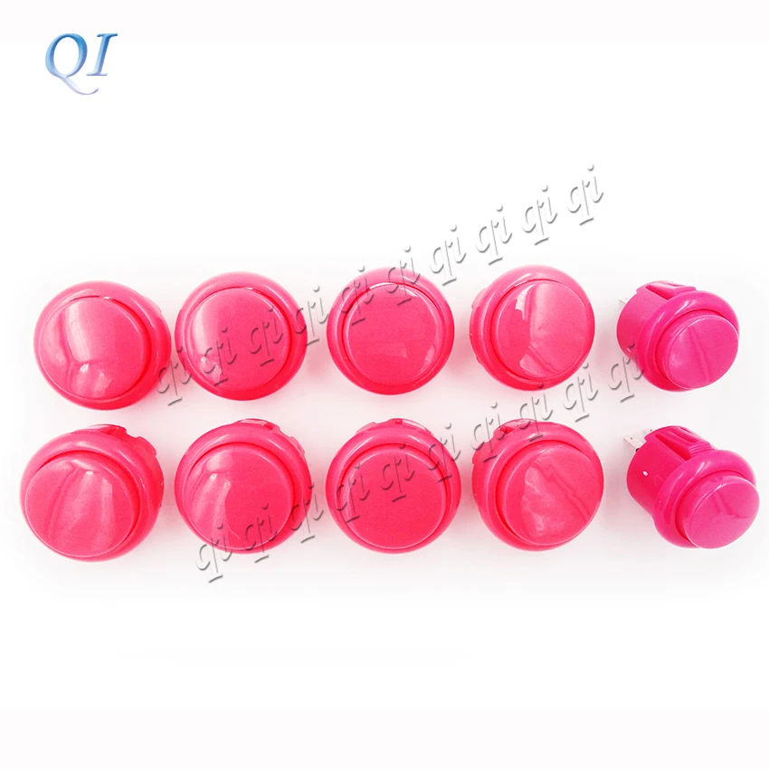 Good Quality 10 PCS/lot 24mm+30mm Round Push Button/arcade button with switch for arcade game machine DIY controller | Спорт и