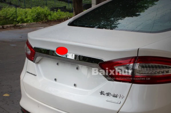 Для Ford Mondeo Fusion 2013 ABS Хромированная Задняя Крышка багажника Накладка