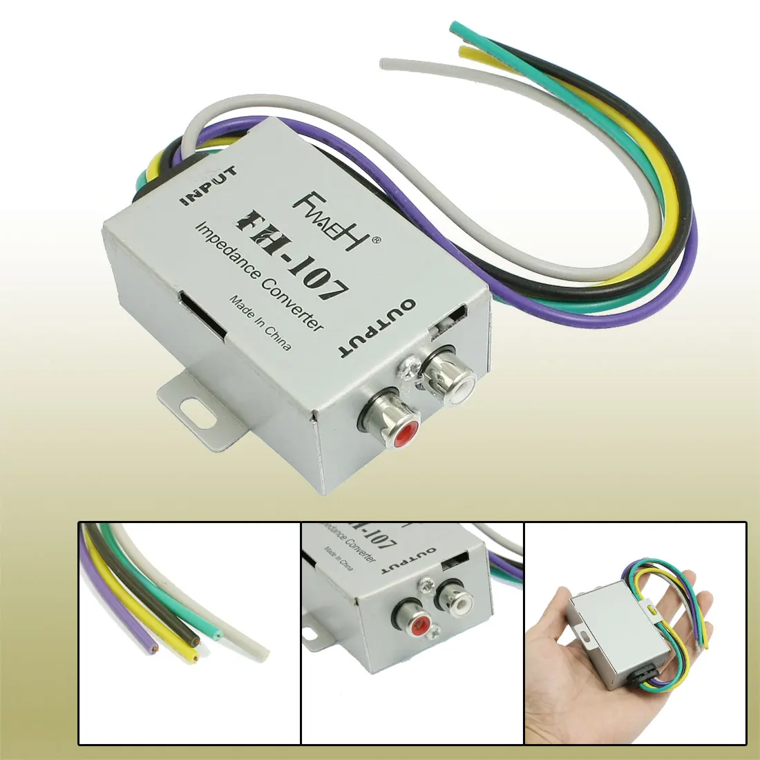Автомобильная аудиосистема X AUTOHAUX двухканальный линейный выход высокая/низкая