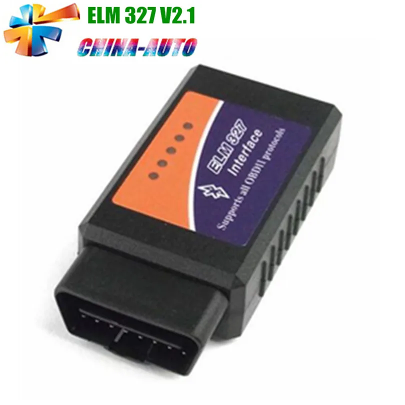 Высококачественный интерфейс ELM 327 V2.1 работает на Android Torque elm327 Bluetooth OBD2/OBD II/OBD 2 автомобильные инструменты для диагностики сканер инструмент