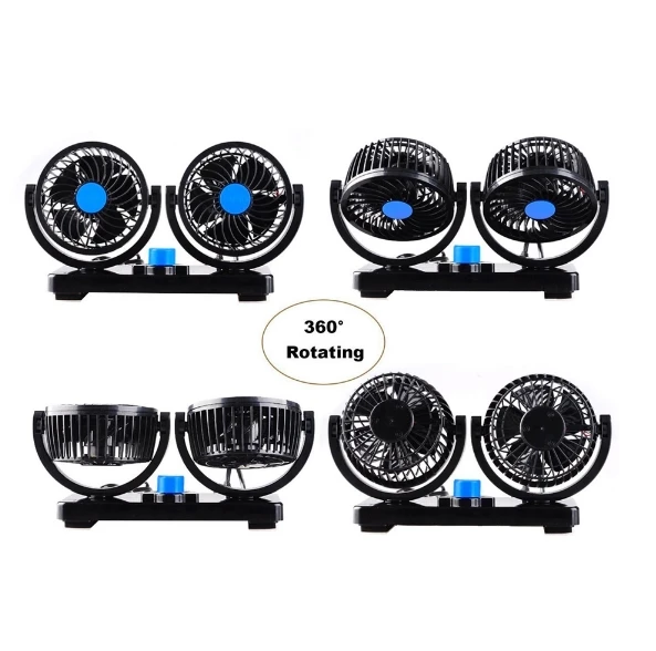 ВЕНТИЛЯТОР ТУРБО NEW GALAXY | двойной поворот 360 12В Автомобили и мотоциклы
