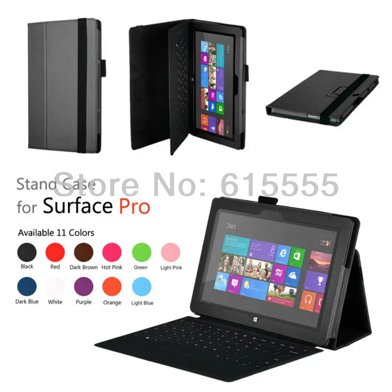 Gligle Стенд кожаный чехол для microsoft Surface Pro 1/Surface Pro 2 10," чехол для планшета 1 шт./лот