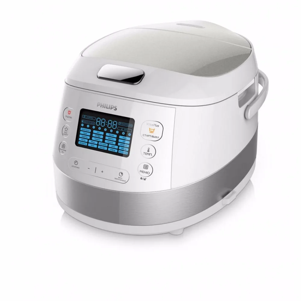 Philips Viva Collection Мультиварка 3D-нагрев 5 л 980 Вт Кулинарная книга HD4734/03 | Бытовая