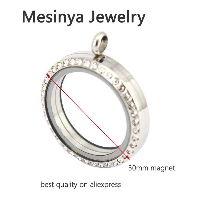 2019 классический 10 шт. 30 мм магнит из нержавеющей стали круглый живой стеклянный