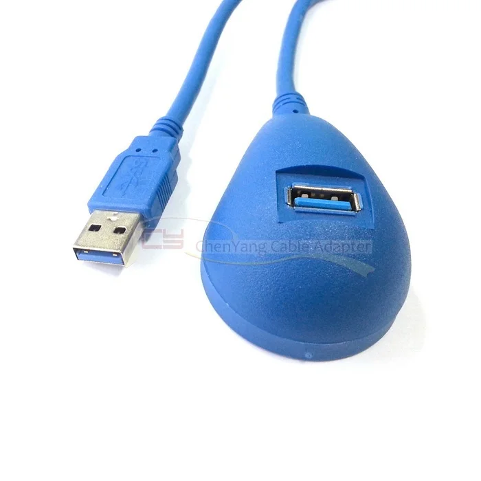 CY супер скорость USB 3,0 мужчин и женщин Расширение Док-станции стыковочный кабель 1,5 м 5 футов