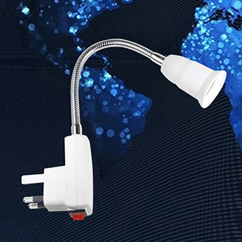 E27 LED Light Bulb Lamp Holder Flexible Extension Adapter Converter Switch Socket | Освещение