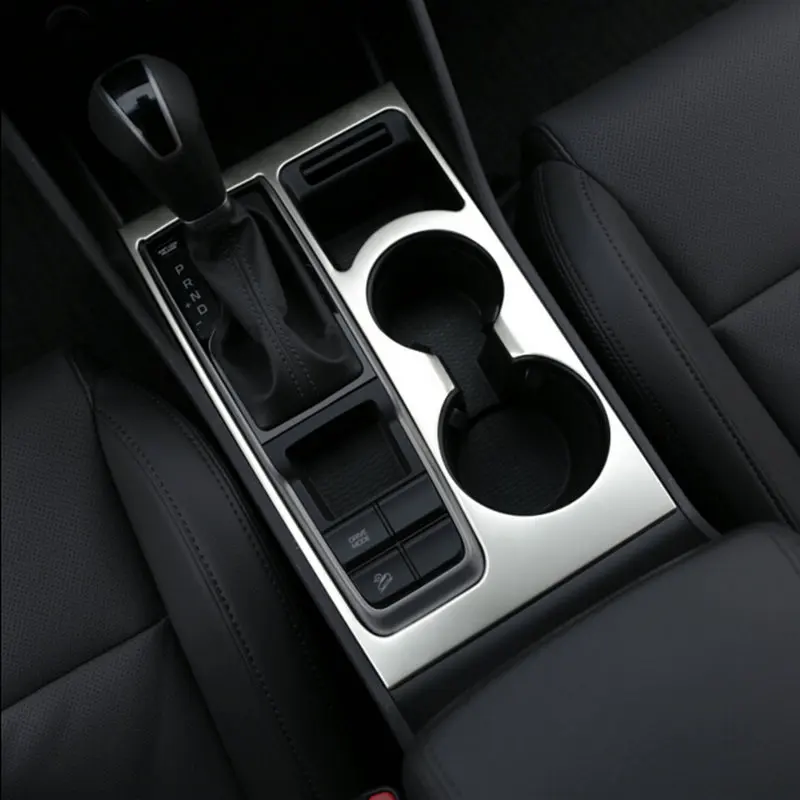 Для 2015 2016 TUCSON внутренняя хромированная коробка передач Панель отделка рамка