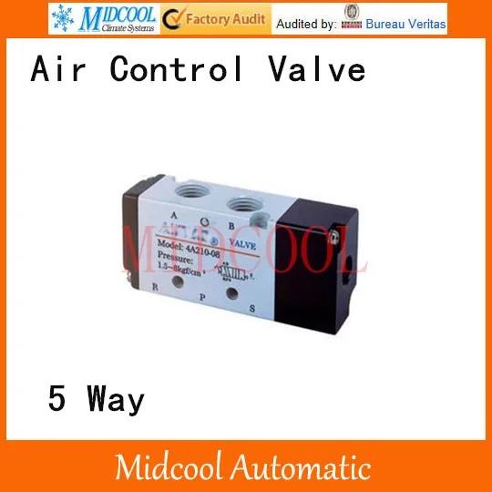 

4A410-15 Pneumatic air valve Port 1/2 inch BSP 5 way control valve