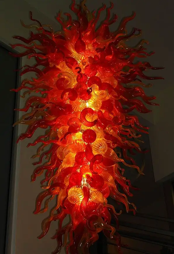 

Home Decoration Contemporary Hand Blown Glass LED Decoration Light