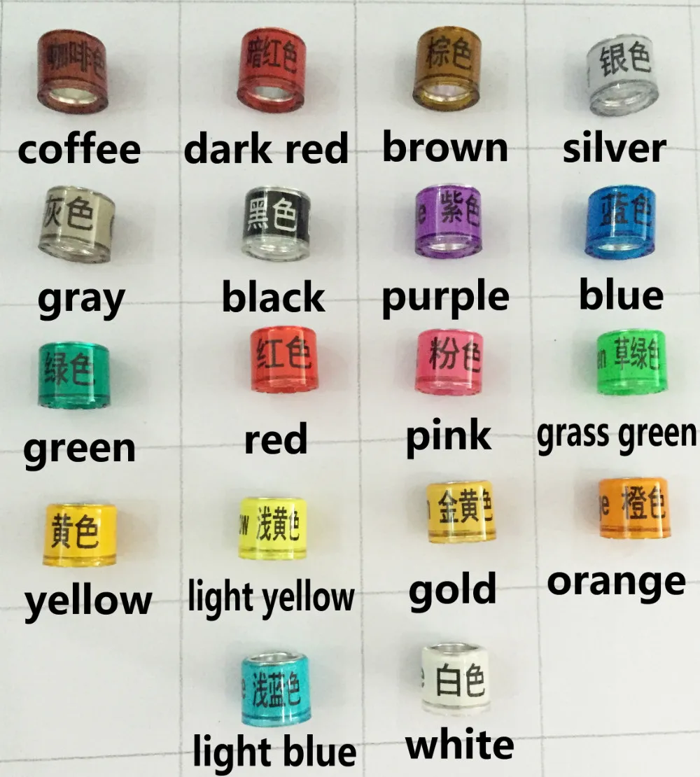 Geshifeng пользовательские кольца для голубиных гонок | Дом и сад