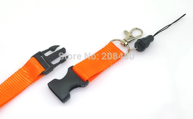 Ремешок на мобильный телефон оранжевого цвета мягкий ремешок для брелка