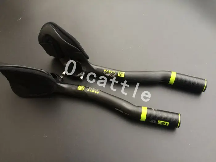 Carbono fibra DE Bicicleta DE estrada o apoio braco resto guiador tt aerobar Triathlon bar Bicicleta guiador pecas - Цвет: Фиолетовый