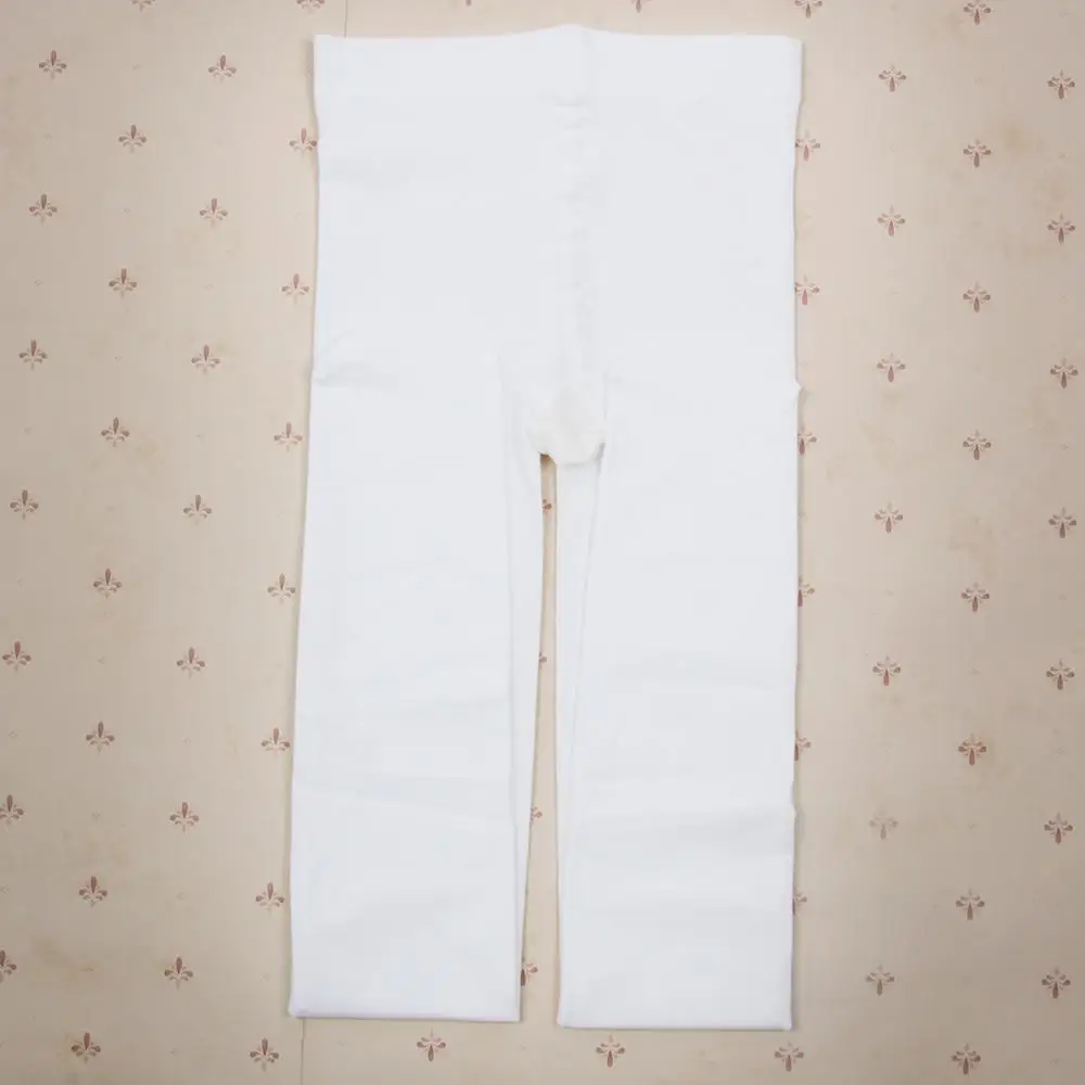 Белый бархат детские танцевальные колготки профессиональный Балетные Костюмы