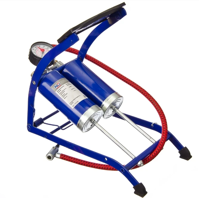 NEW GALAXY компрессор автомобильный насос сдвоенный манометр для перекачки топлива