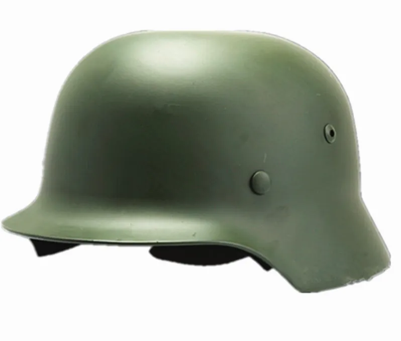 Немецкий M35 шлем Luftwaffe Стальной шлем черный тактический шлем страйкбол тактический шлем - Цвет: green