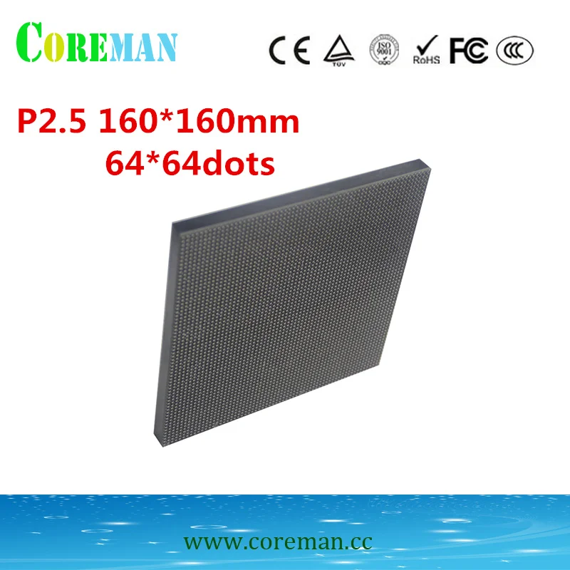 Coreman P2.5 SMD внутренний rgb светодиодный модуль 160 мм * 64*64 пикселей hub75 порт 1/16 привод