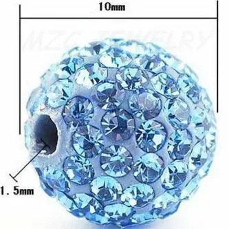 Дешево! 1000 шт./лот 10 мм смешанный цвет 25 Цвет Micro Pave CZ дискобол, бусины, кристалл браслет бусина Шамбала