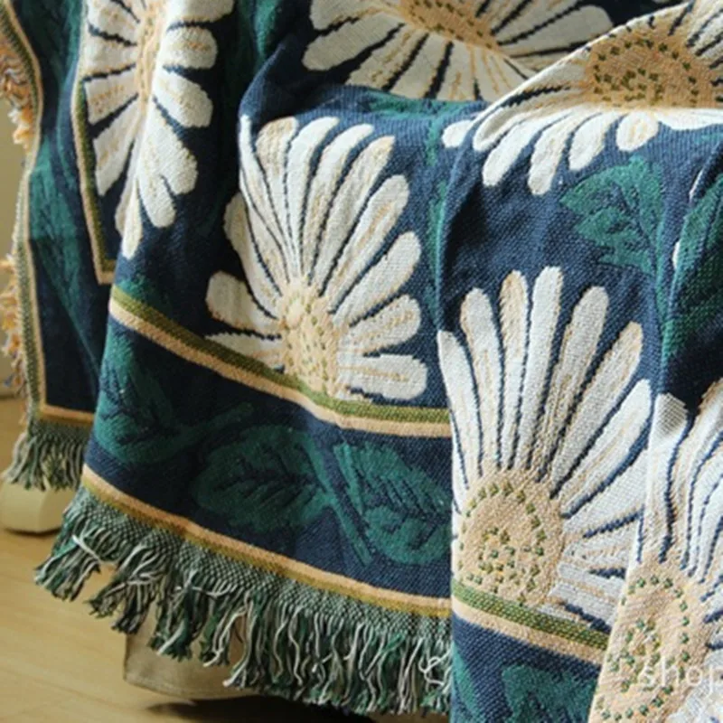 Декоративное одеяло с кисточками AB Side богемный гобелен пылезащитный чехол