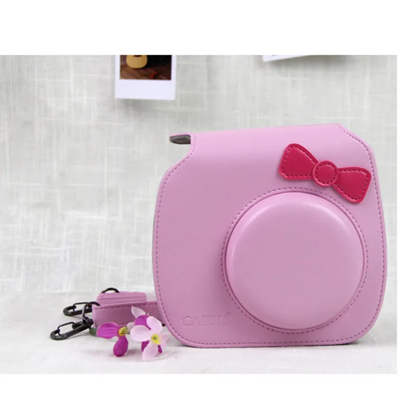 Fuji Fujifilm Instax Mini 7s 8 аксессуары для камеры кожаный чехол для сумки фото наклейки hello kitty зеркало для съемки селфи объектив крупным планом