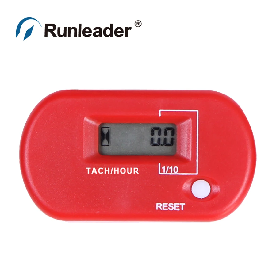 Runleader водонепроницаемый Индуктивный цифровой тахометр счетчика для газового