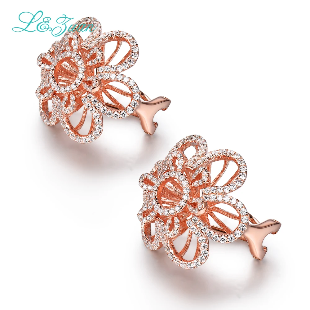 Женское ювелирное изделие из серебра 100% пробы с покрытием розового золота 925