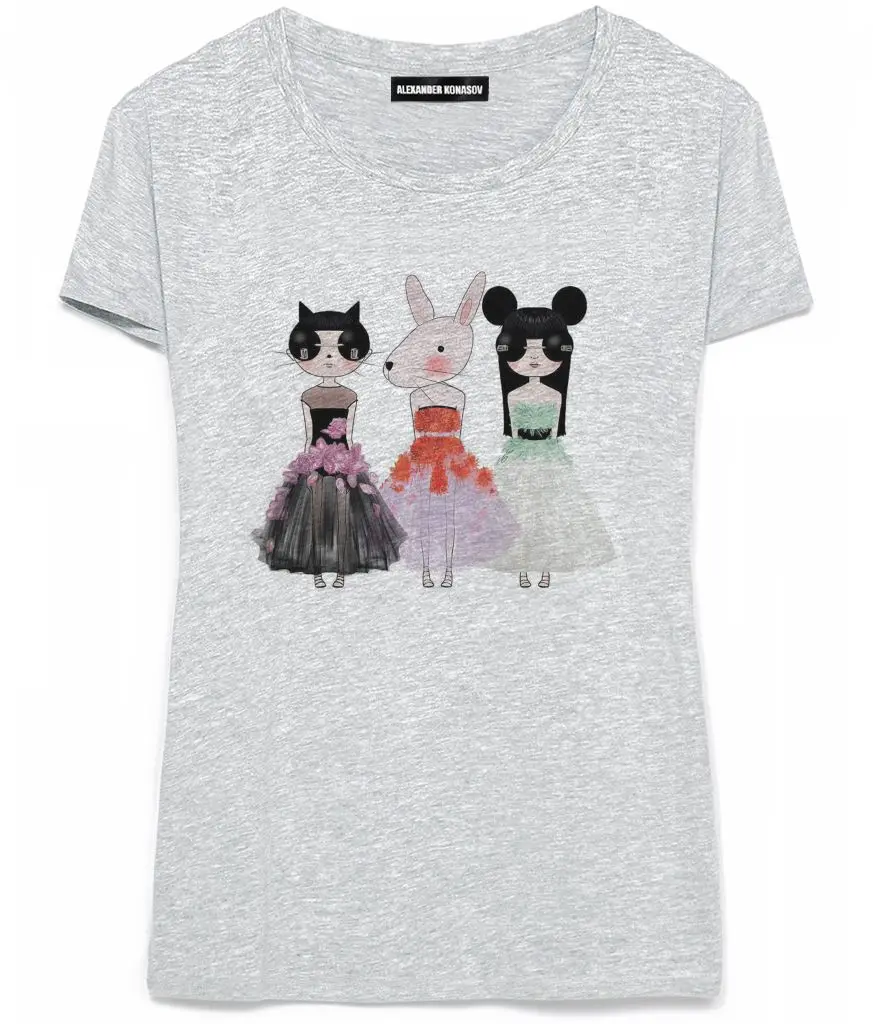 Женская футболка Dresses ALEXANDER KONASOV|print women|t-shirt printprint fashion |