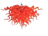 new designed energy saving decorative glass contempoarary smart heart shaped crystal chandelier