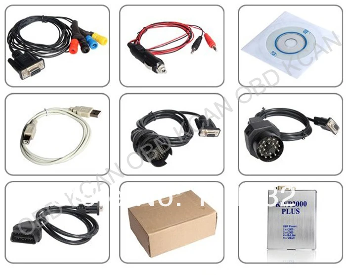 KWP2000 плюс ECU Flasher KWP 2000 чип тюнер OBD KWP2000+ программатор инструмент