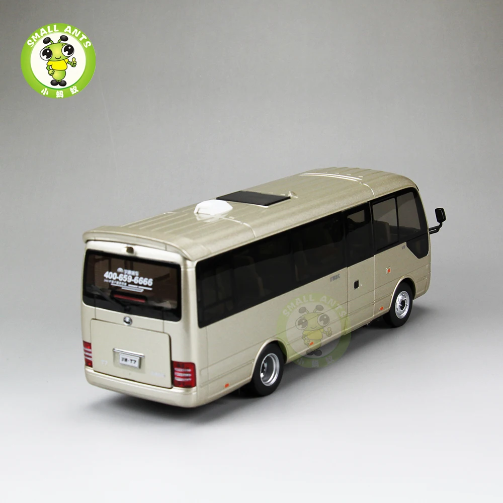 1/32 масштаб Китай YuTong T7 литые модели автобусов игрушки подарок коллекция