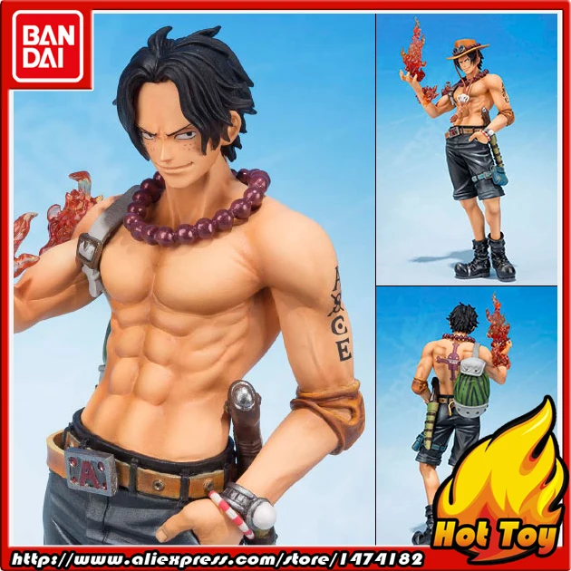 100% Оригинальный BANDAI Tamashii нациями Figuarts ZERO Action Figure Portgas D. Ace 5 й юбилейный выпуск от