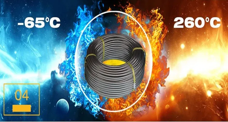 10An Черный Нейлон Плетеный PTFE тефлон выстроились нержавеющая сталь армирования шланг для мазута E85 1 м