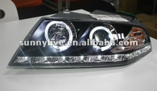 Для VW для Skoda Octavia светодиодный налобный фонарь ангельские глазки 2007-2009