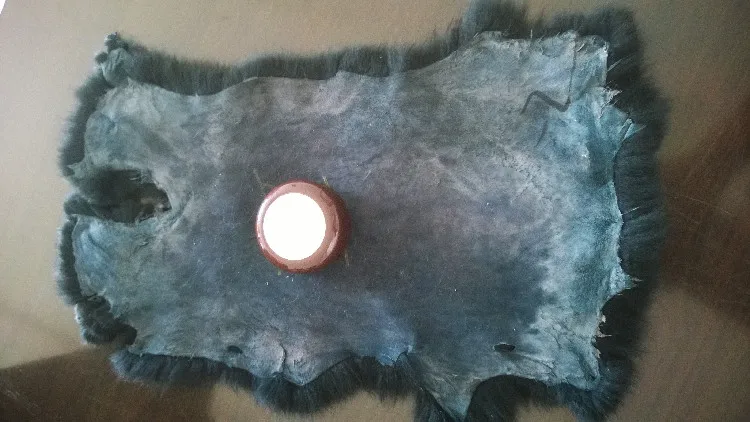 Крашеная меховая шкура/кроличья шкура | Дом и сад