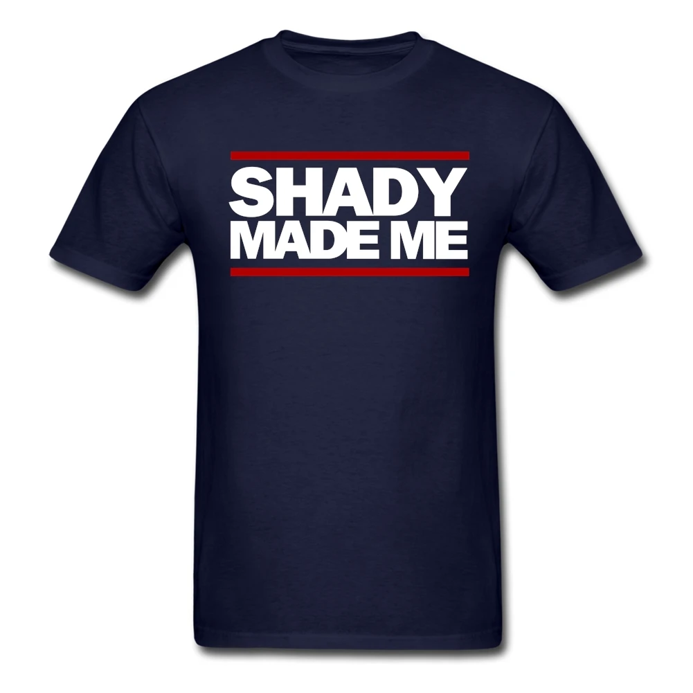 Мужская футболка с железными буквами Shady Made Me Молодежная Футболка вырезом