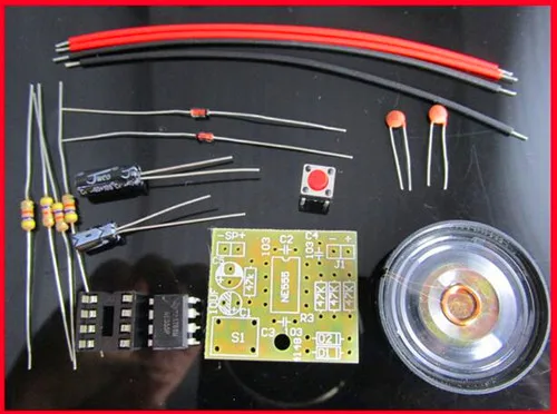 Бесплатная доставка! Комплект дверных звонков NE555 ding dong/модуль модуля