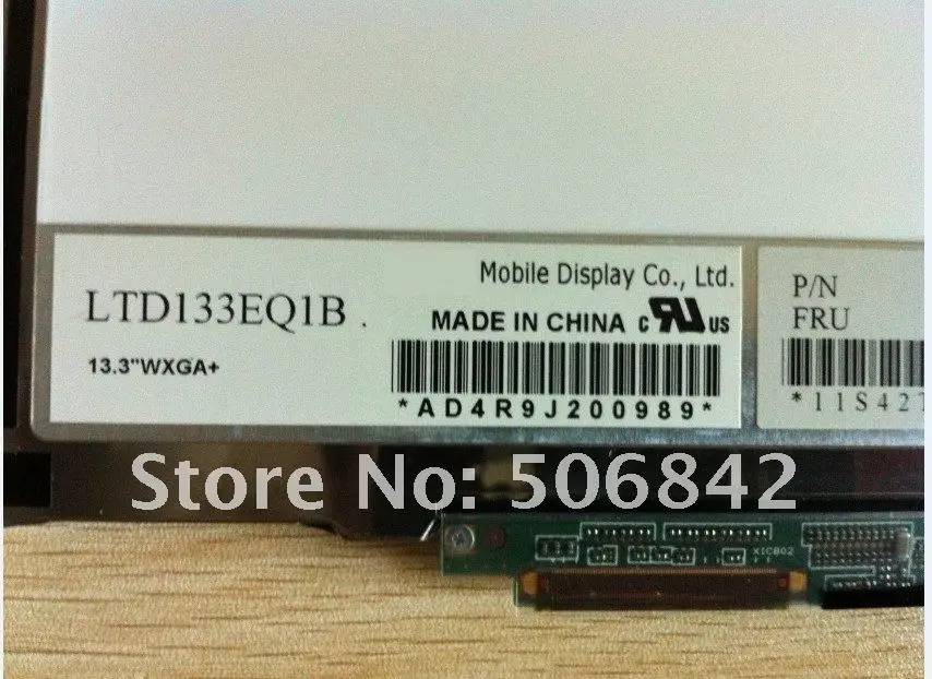 LTD133EQ1B для IBM X300 X301 WXGA+ ЖК дисплей Панель FRU 42T0476 1440*900