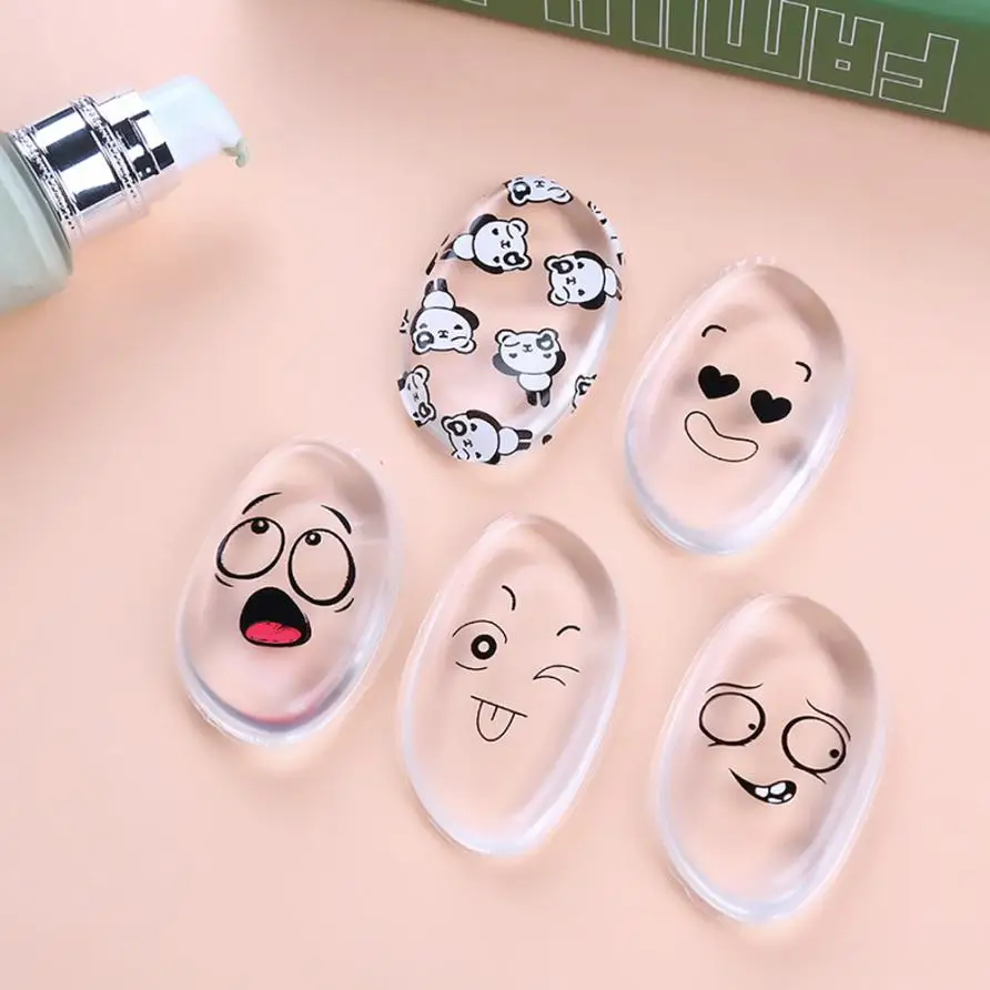 Высокое качество 100% Звезда Горячая силиконовая губка пуф для макияжа жидкой