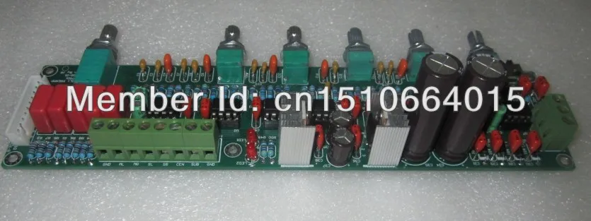 Diy kit 5,1 A1 предусилитель тональная плата микшер эталонный предусилитель монтажная плата HIFI 5,1 предусилитель