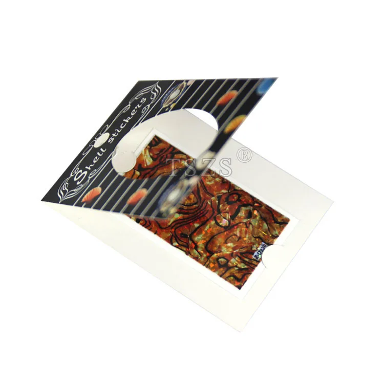 13 шт./лот 3D текстура и узор дизайн ногтей морская оболочка декоративные наклейки