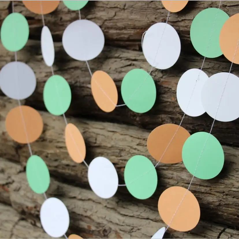 5 шт. мятно Оранжевый Белый весенний светлый цвет Праздничная декоративная