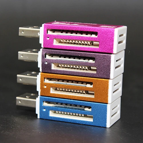 USB 2,0 все в 1 мульти карта памяти считыватель для картридер 2 микро-sd TF M2 MMC MS Pro