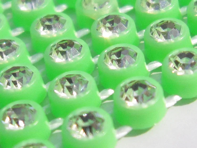 SS8 Plastic Crystal Rhinestone Banding Jewellery Making Accessories 10Yards/lot Crystal Rhinestone Banding Trim AM TAIDIAN